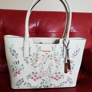 Calvin Klein Embroidered Large Purse